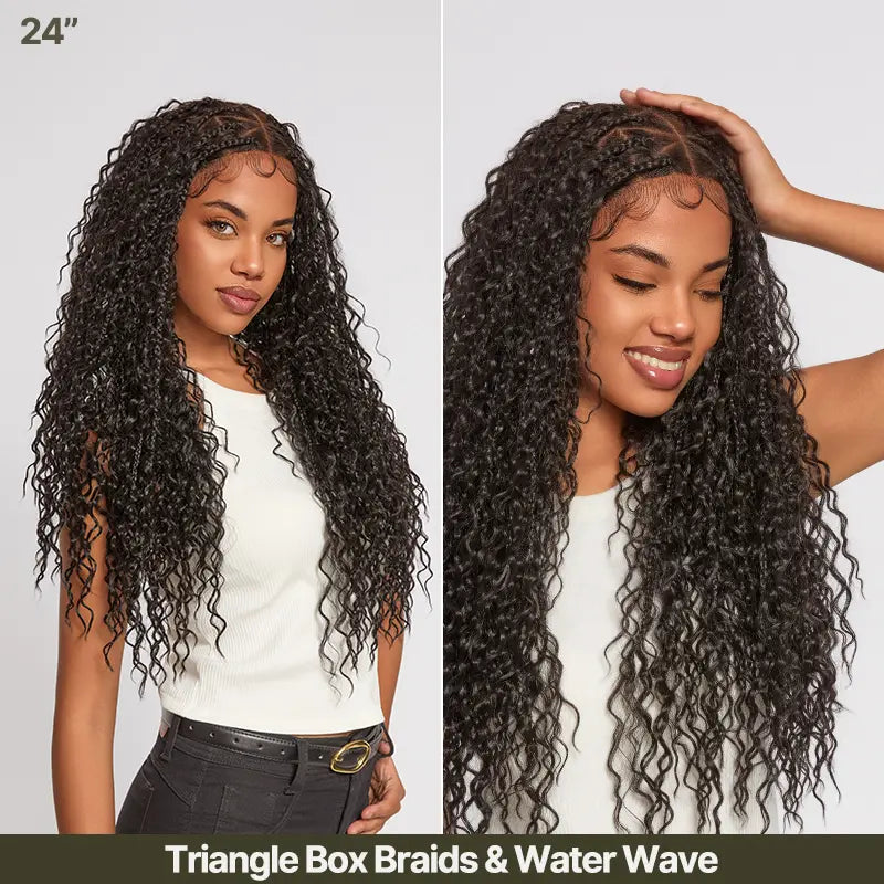 Frodio Veralux Boho Curl & Water Wave Full Lace Synthetic Braid Wig