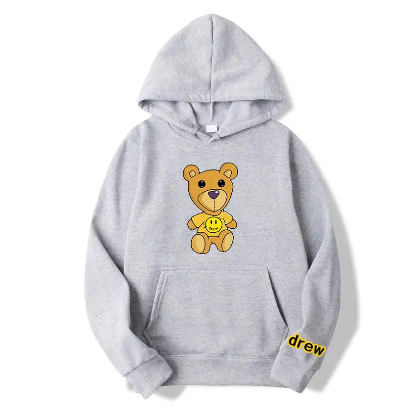 Casual Bear Hoodie for Fashion Street Style