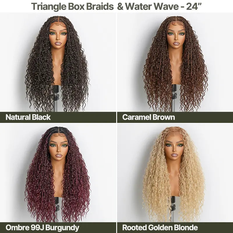 Frodio Veralux Boho Curl & Water Wave Full Lace Synthetic Braid Wig