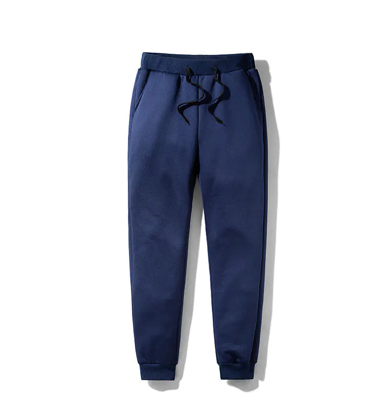 Men's Plus Fleece Padded Warm Cotton Trousers