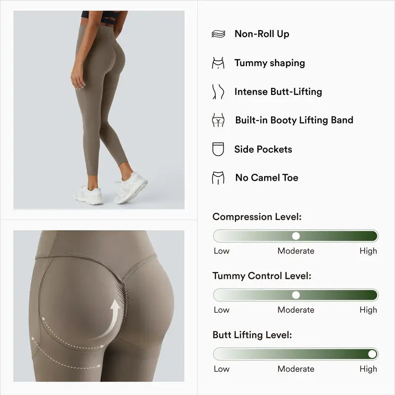 Halara UltraSculpt SoCinched High Waist Scrunch Butt Training Leggings