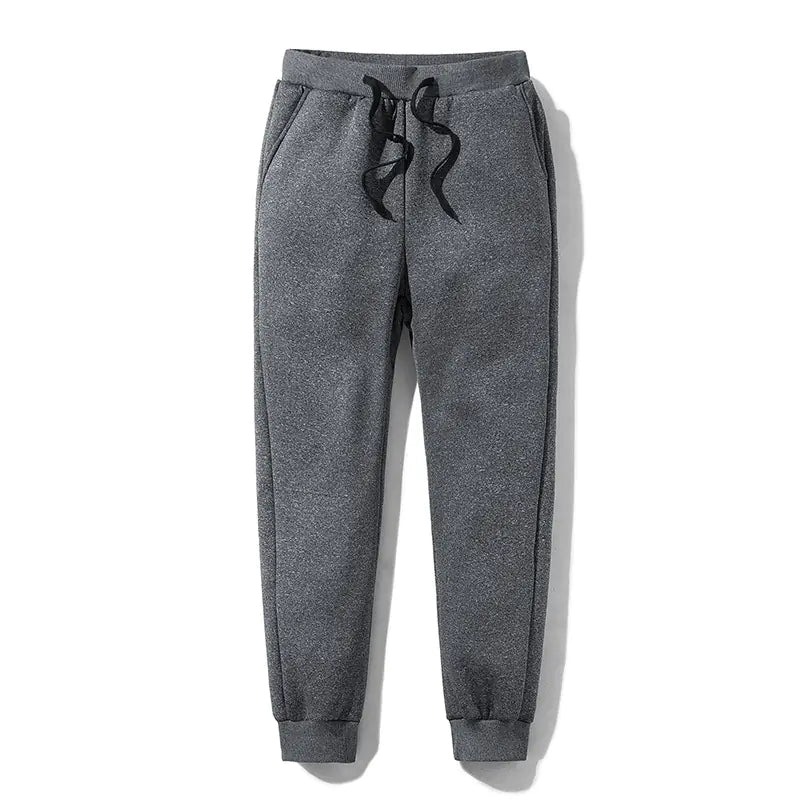 Men's Plus Fleece Padded Warm Cotton Trousers