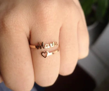 Personalized Stainless Steel Name Ring for Mothers