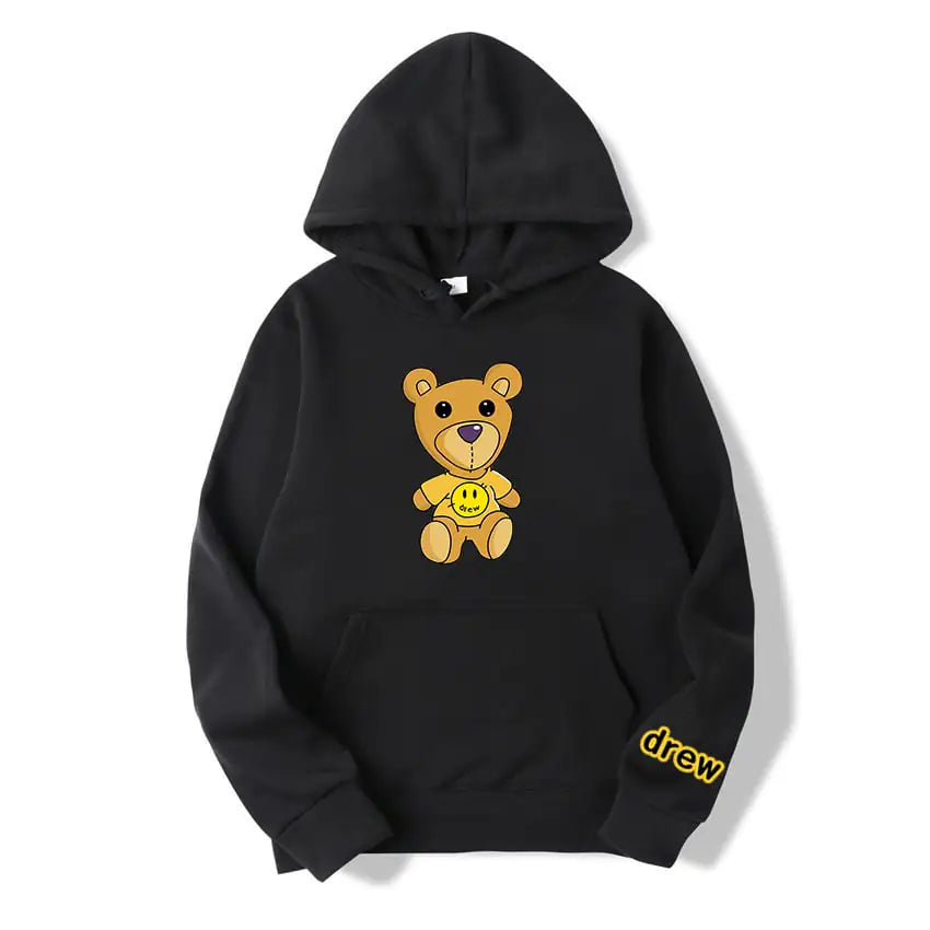 Casual Bear Hoodie for Fashion Street Style