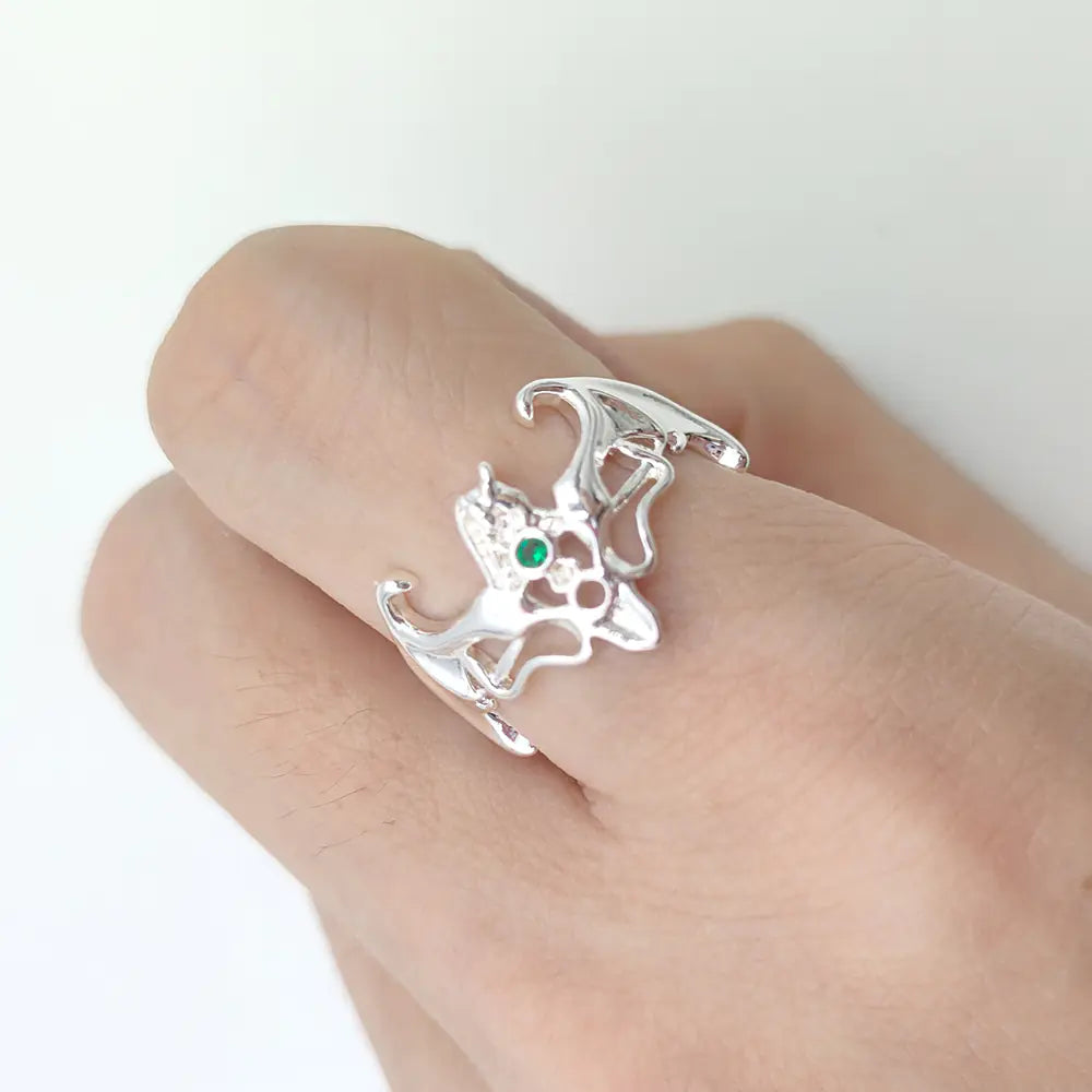 Versatile S925 Silver Opening Impression Ring for Couples