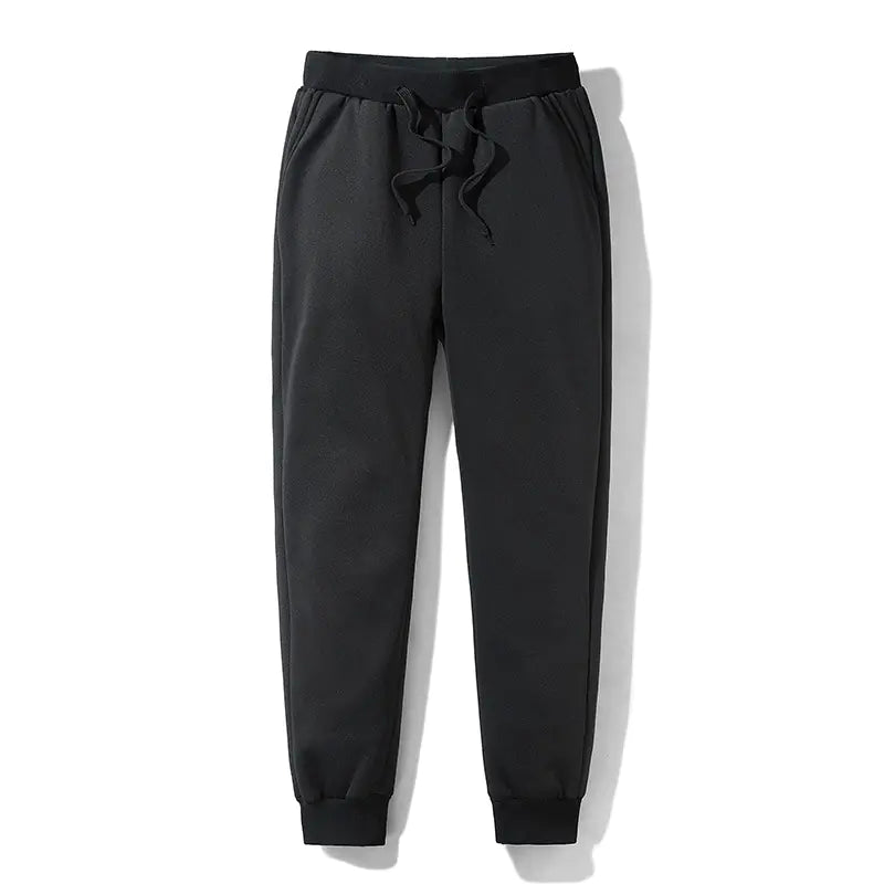Men's Plus Fleece Padded Warm Cotton Trousers