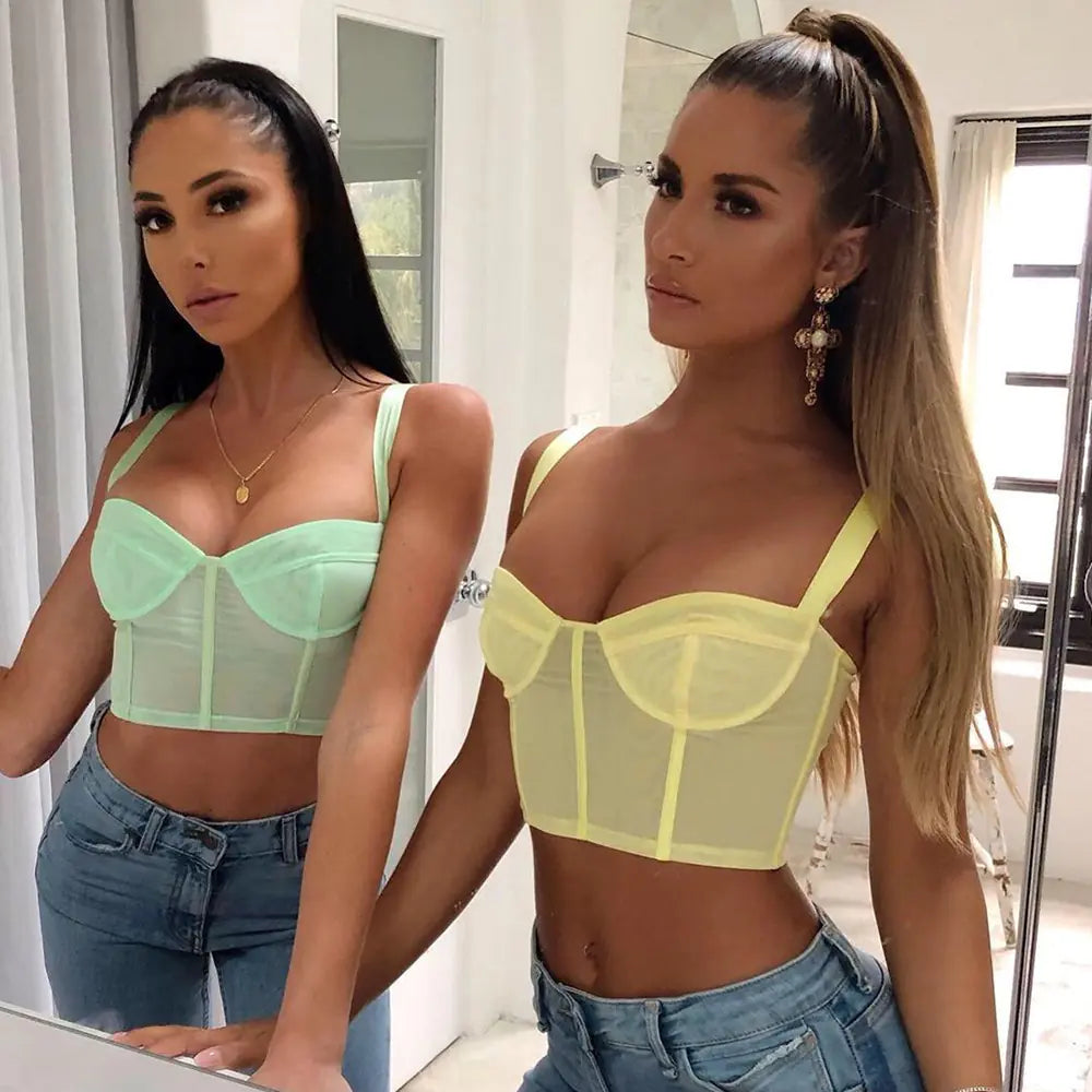 2020 Fall Women's Solid Color Crop Top Tank Top