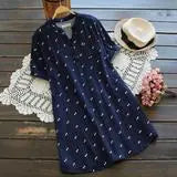 Japanese Style Versatile Floral Long Sleeve Shirt