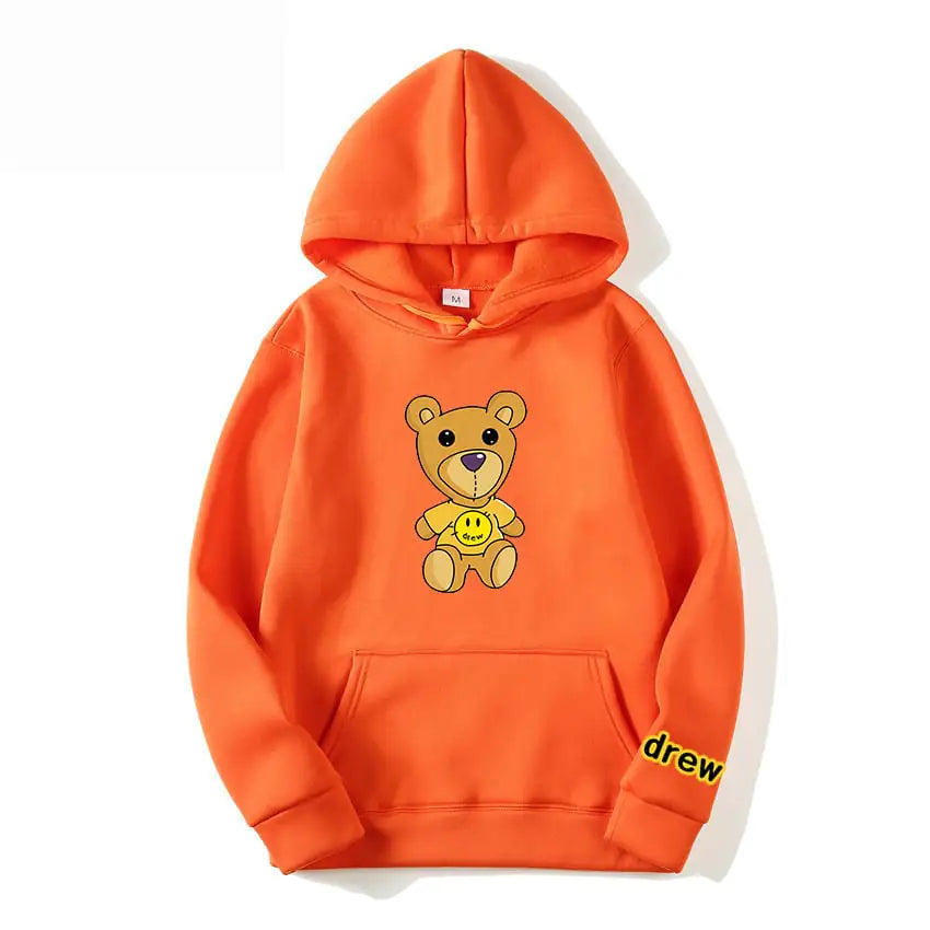 Casual Bear Hoodie for Fashion Street Style