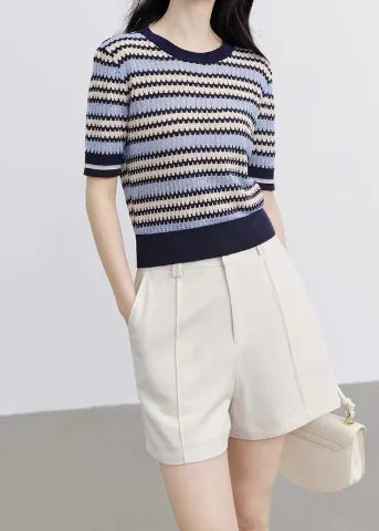 Knit Short Sleeve Top