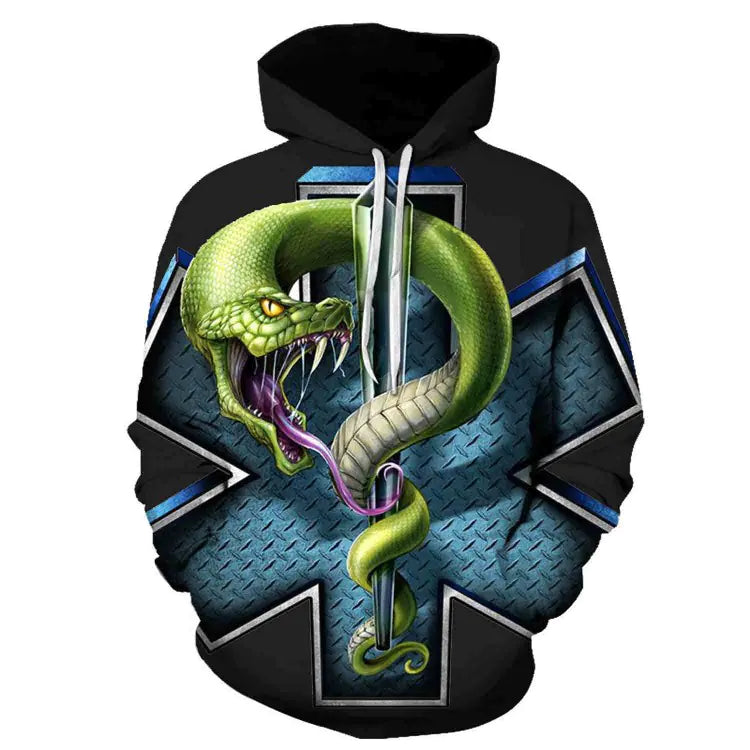 Hooded Long-sleeved Sweater for Couples