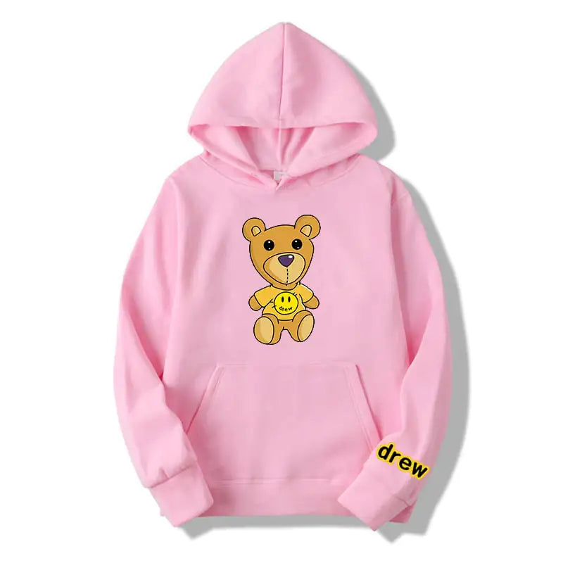Casual Bear Hoodie for Fashion Street Style