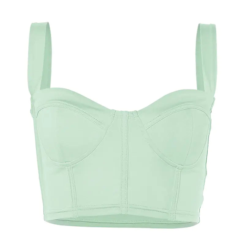 2020 Fall Women's Solid Color Crop Top Tank Top