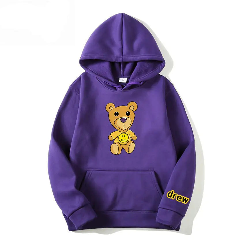 Casual Bear Hoodie for Fashion Street Style