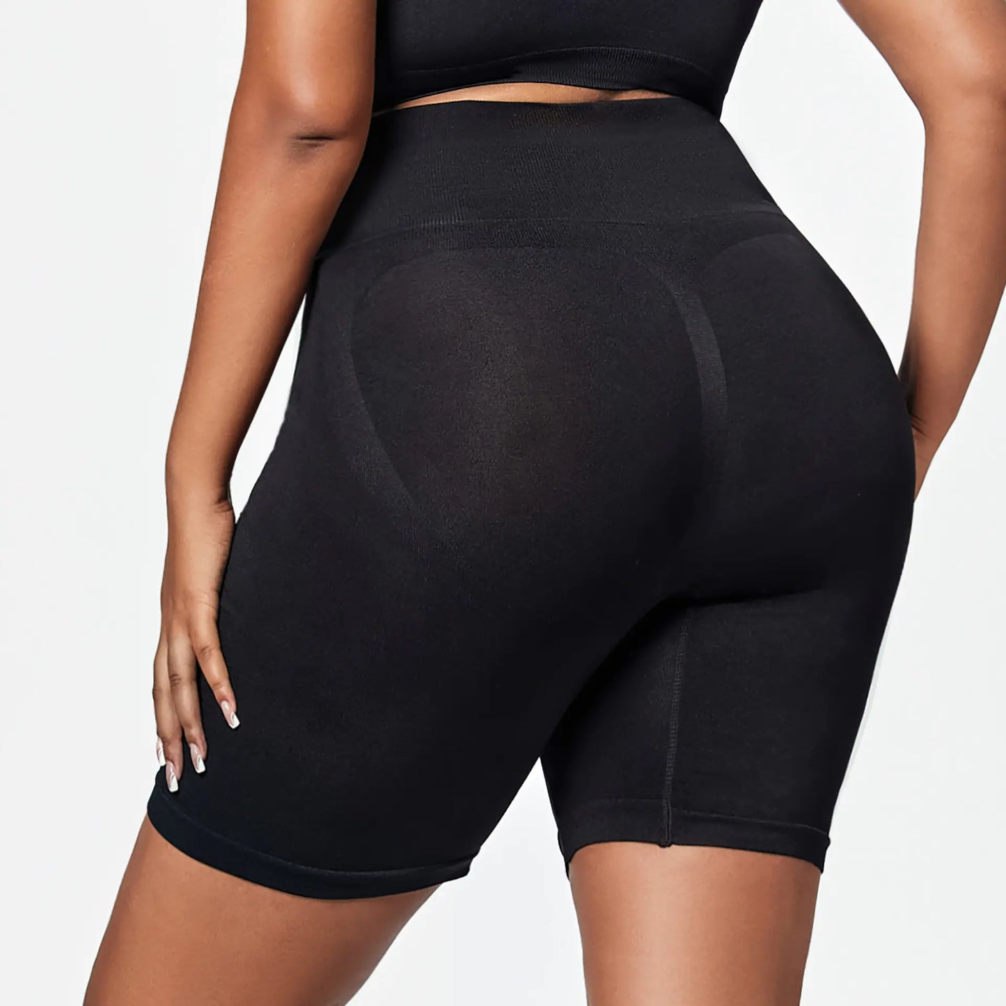 Solid Color Women's Belly-Contracting Hip Lifting Pants