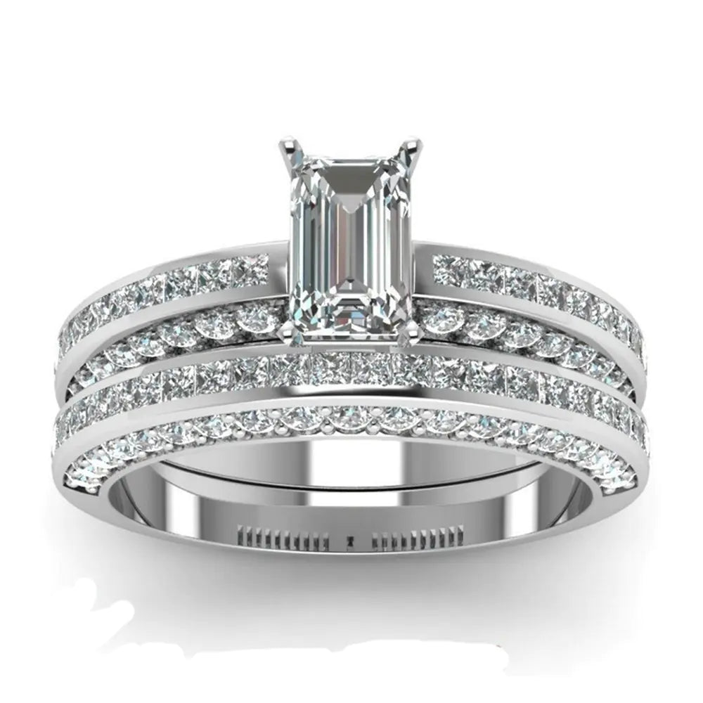 Silver Plated Zirconia Ring