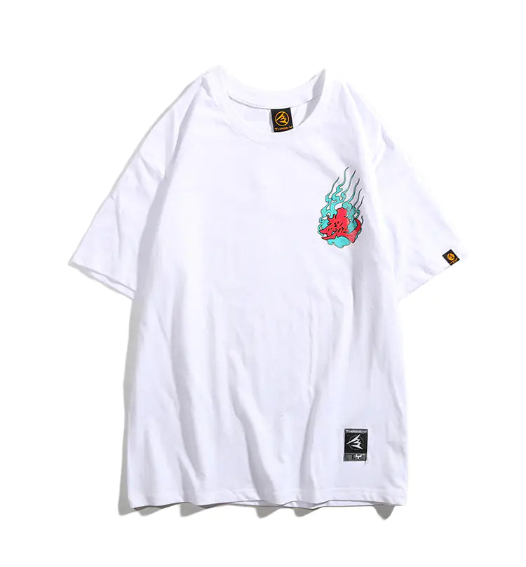 Japanese Original Streetwear Loose Print T-shirt