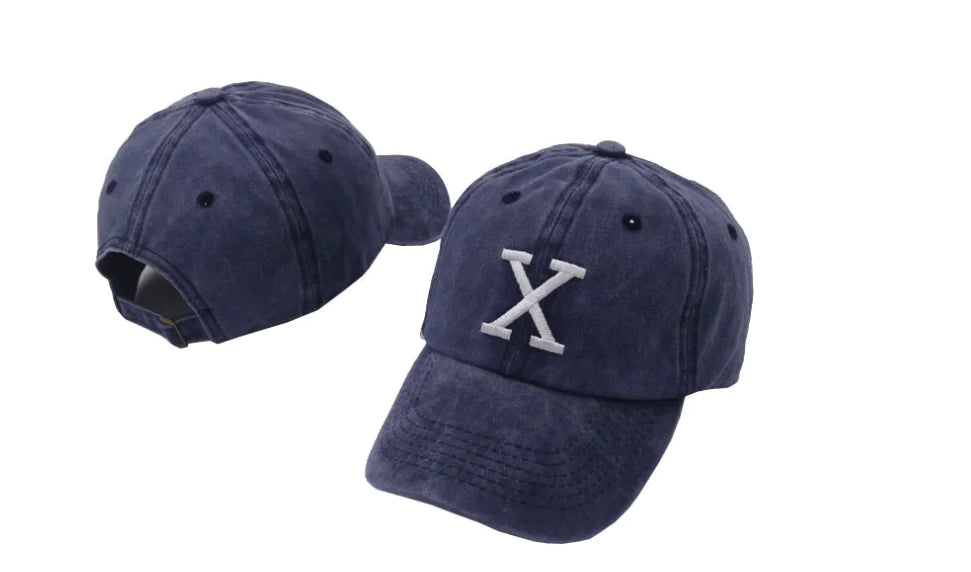 X Baseball Cap, Duckbill Hat, Baseball Hat