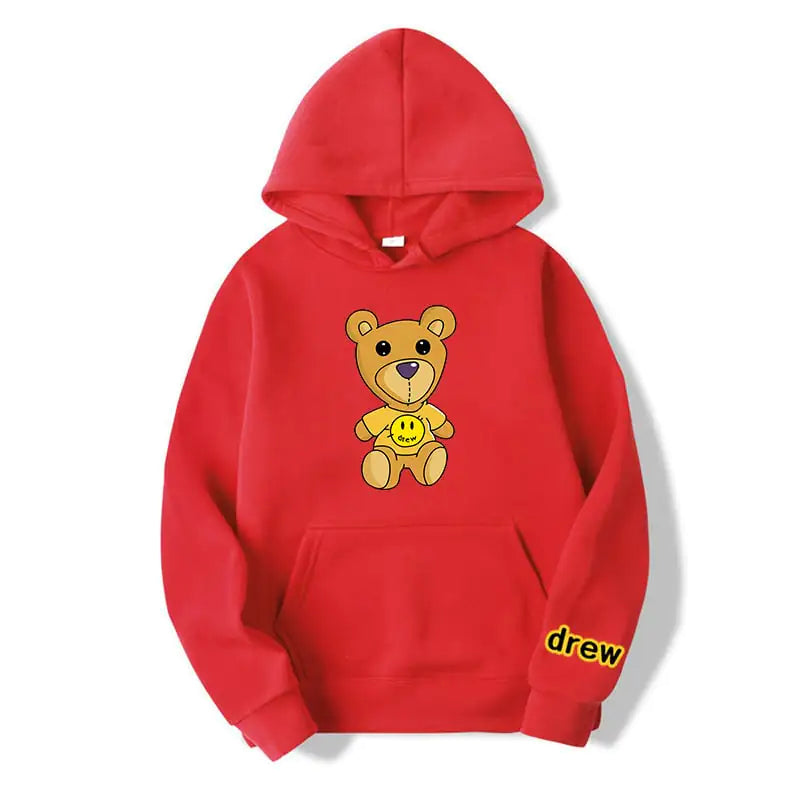 Casual Bear Hoodie for Fashion Street Style