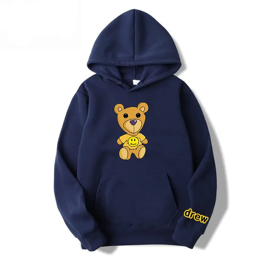 Casual Bear Hoodie for Fashion Street Style