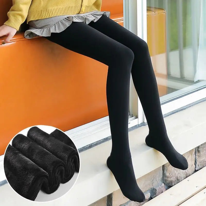 Thick Fleece-Lined Winter Leggings for Women