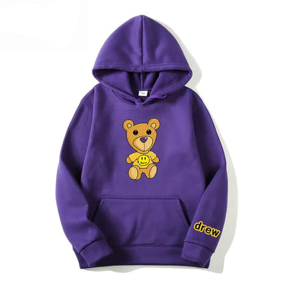 Casual Bear Hoodie for Fashion Street Style