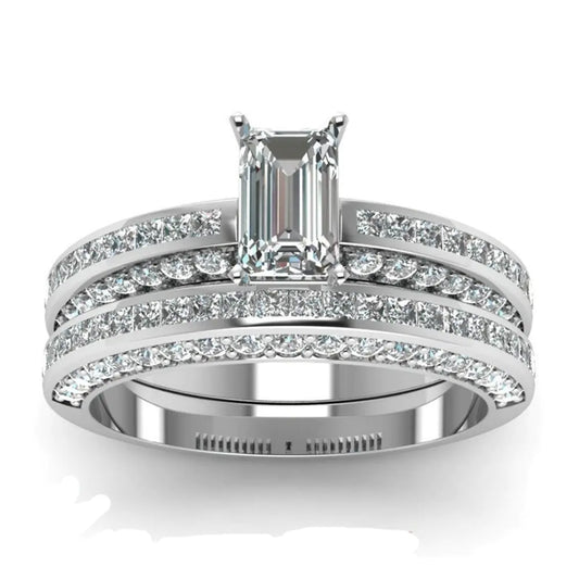 Silver Plated Zirconia Ring