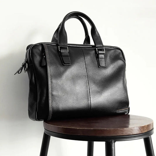 Men's Briefcase, Business Laptop Bag, Handheld Computer Bag