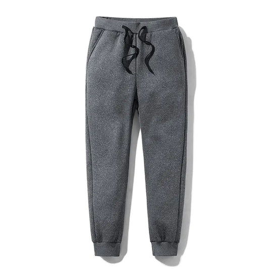 Men's Plus Fleece Padded Warm Cotton Trousers