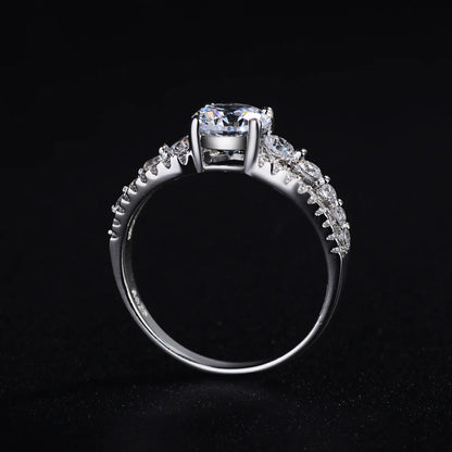 Trendy Women's Oversized Diamond Ring Jewelry