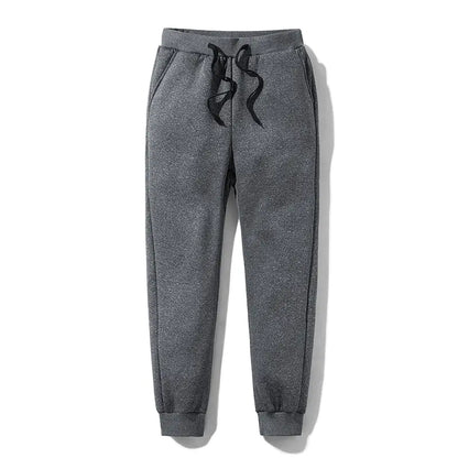 Men's Plus Fleece Padded Warm Cotton Trousers