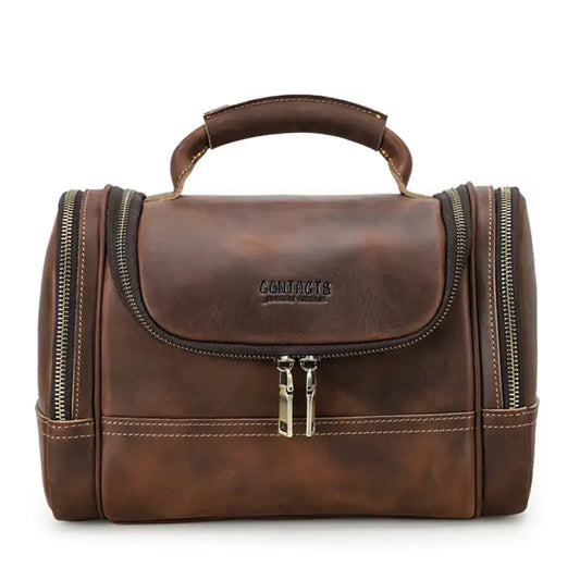 Vintage Cowhide Multi-Training Portable Pouch