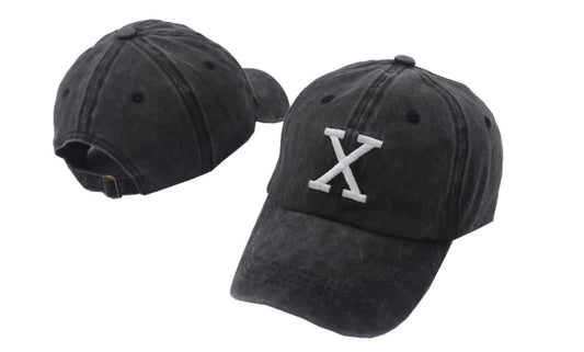 X Baseball Cap, Duckbill Hat, Baseball Hat