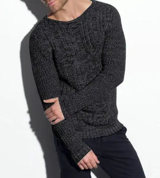 Men's Fashion Polyester Knit Sweater