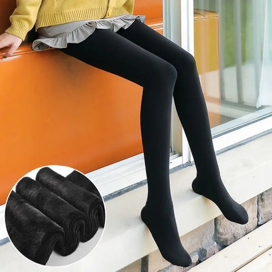 Thick Fleece-Lined Winter Leggings for Women